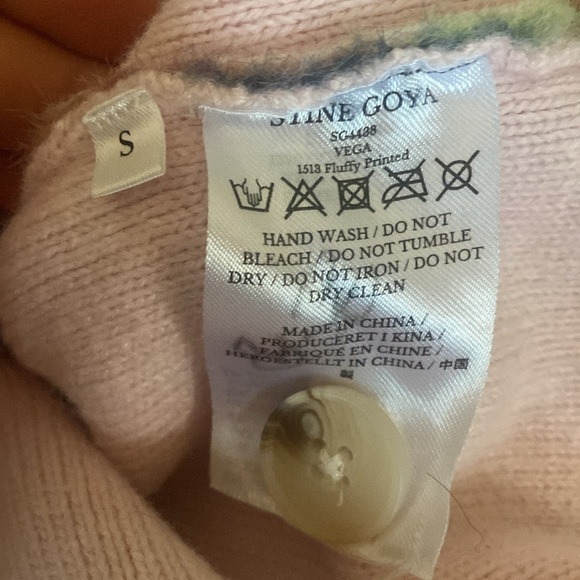 Stine Goya Vega Cardigan Abstract Sz S Floral - Picture 6 of 6